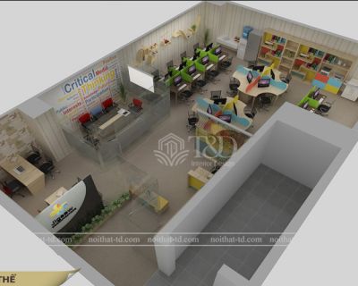 Thiết kế nội thất văn phòng không gian mở