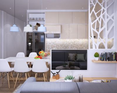 Thiết Kế Nội Thất Căn Hộ 1 Phòng Ngủ