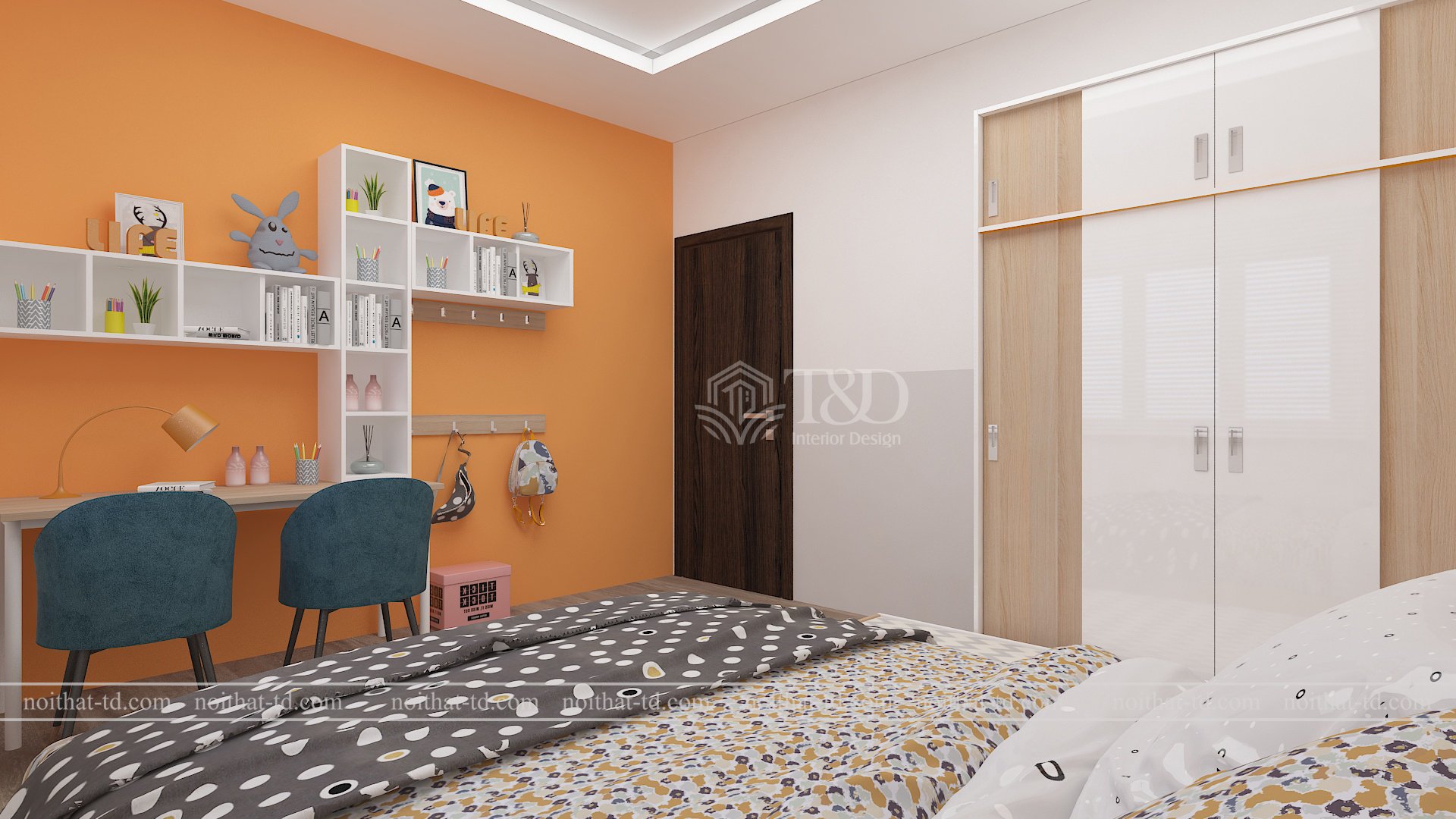 Thiết kế nội thất phòng em bé